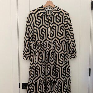 Zara Bold Geometric Print Dress